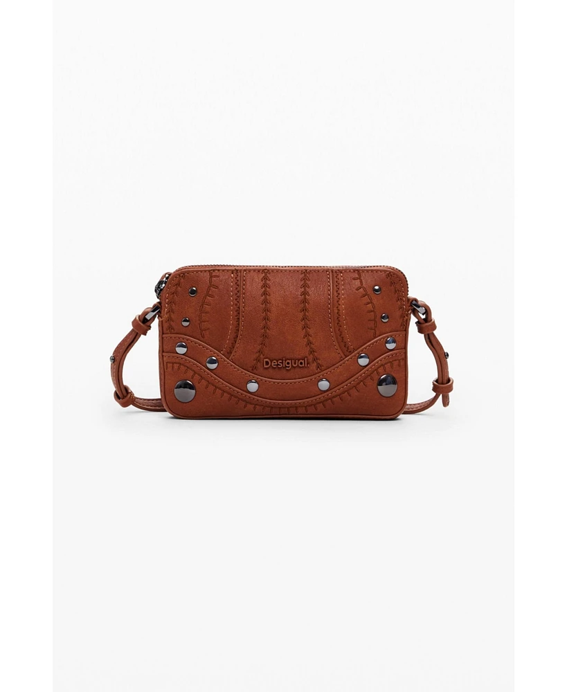 Desigual Women's Medium embroidered convertible wallet