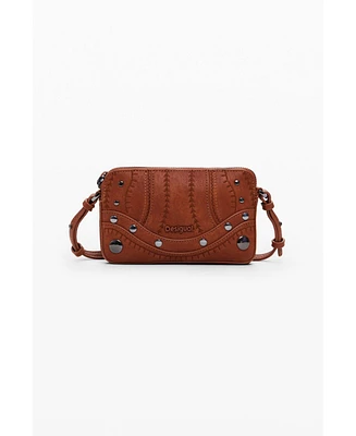 Desigual Women's Medium embroidered convertible wallet