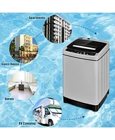 Full-Automatic Washing Machine 1.5 Cubic Feet 11 Lbs Washer and Dryer