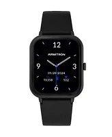 Armitron Connect Eclipse Black Silicone Smartwatch, 45mm