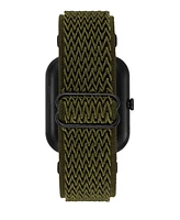 Armitron Connect Eclipse Dark Green Woven Elastic Smartwatch, 45mm