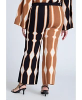 Eloquii Plus Size Intarsia Sweater Pant