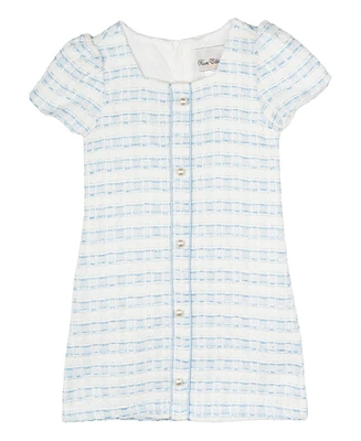 Rare Editions Toddler and Little Girls Tweed Social Dress