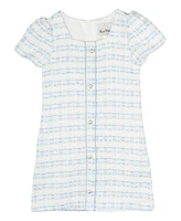 Rare Editions Toddler and Little Girls Tweed Social Dress