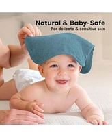 KeaBabies 6pk Deluxe Baby Washcloths, Organic and Soft Wash Cloth, Bath Towel, Face Cloths