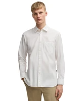 Boss by Hugo Men's Cotton Dobby Regular-Fit Shirt