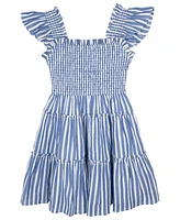 Rare Editions Big Girls Striped Dress