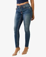 True Religion Women's Jennie Super T Flap Skinny Jeans