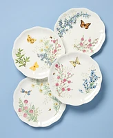 Lenox Butterfly Meadow Herbs Dinner Plates, Set of 4