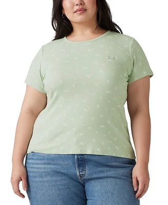 Levi's Plus Hayes Cotton Blend Ditsy Floral T-Shirt