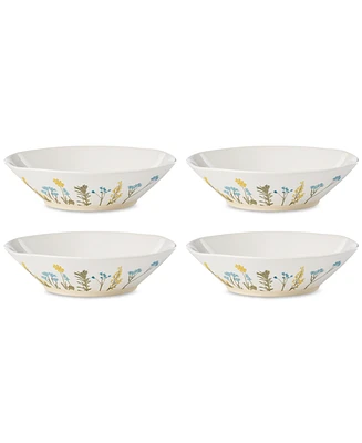 Lenox Wildflowers Pasta Bowls, Set of 4