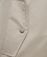 Mango Men's Water-Repellent Cotton Jacket