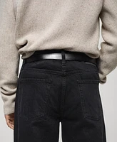 Mango Men's Eu Straight-Fit Jeans