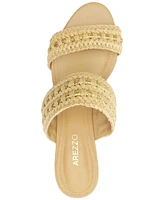 Arezzo Women's Vera Round Toe Dress Sandals