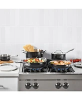 Cuisinart 8-Pc. Black Glaze Stainless Steel Cookware Set, Exclusively at Macy's