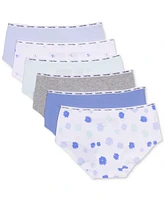 Calvin Klein Big Girls 6-Pk. Cotton Blend Assorted Hipster Briefs