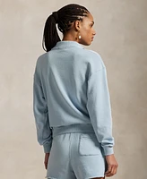 Polo Ralph Lauren Women's Lightweight Fleece Long-Sleeve Sweatshirt