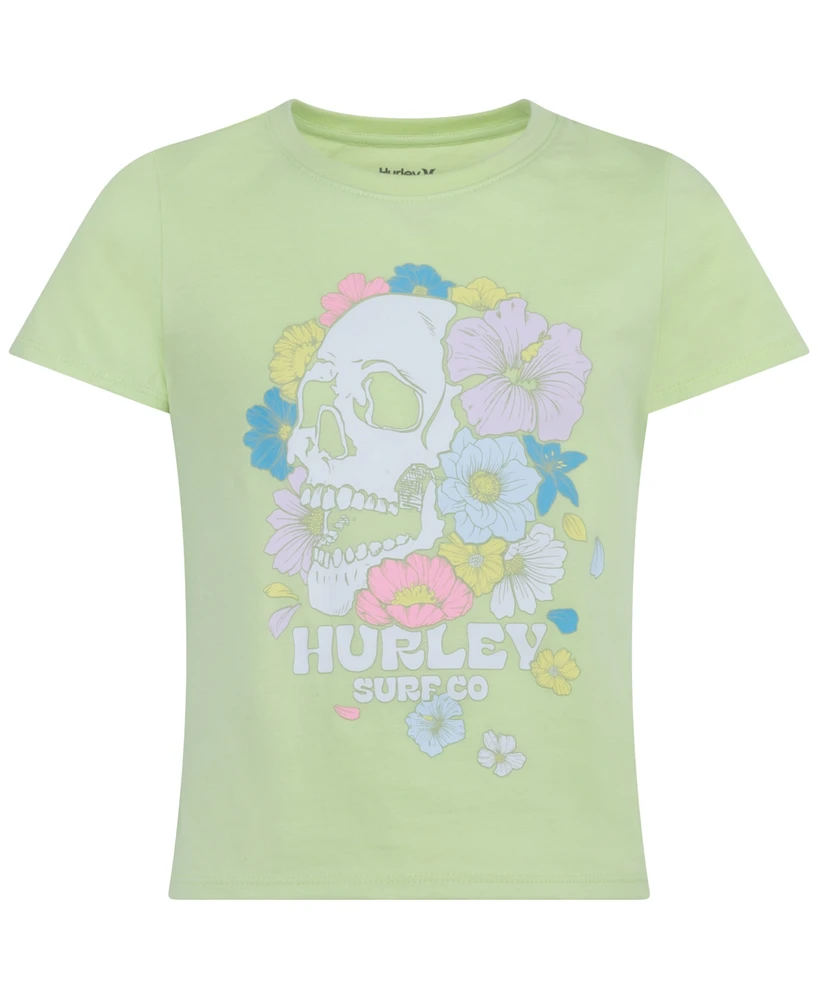 Hurley Big Girls Become The Flowers Graphic T-Shirt