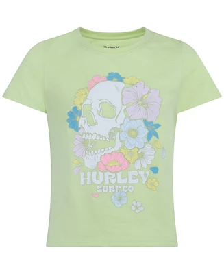 Hurley Big Girls Become The Flowers Graphic T-Shirt