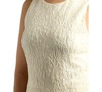 Bcx Juniors' Floral Jacquard Knit Scoop-Neck Tank Top