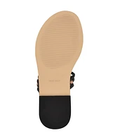 Nine West Women's Dashin Embellished Strappy Flat Sandals