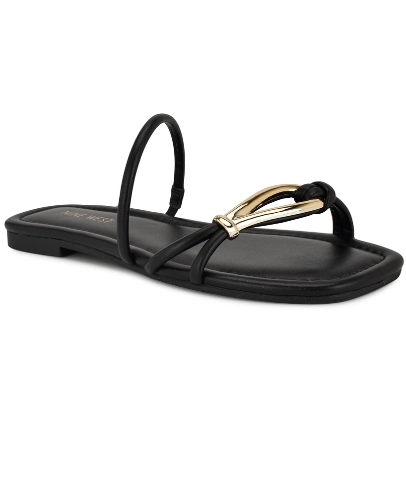 Nine West Women's Tigra Strappy Flat Sandals