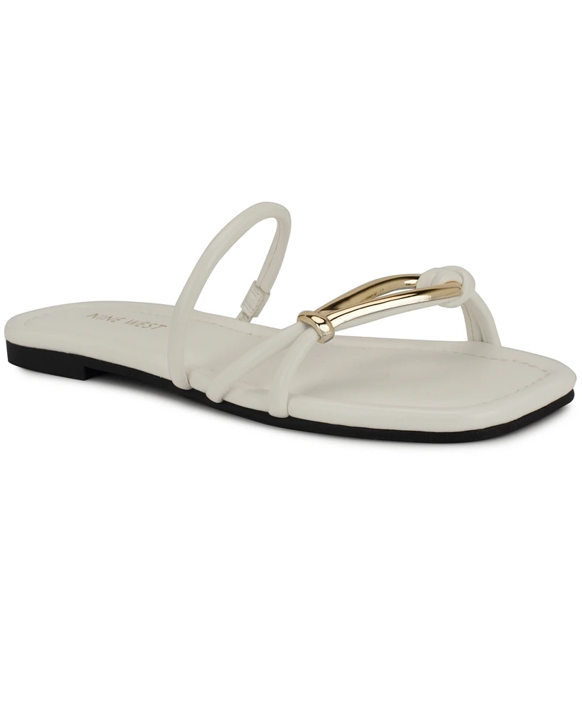 Nine West Women's Tigra Strappy Flat Sandals