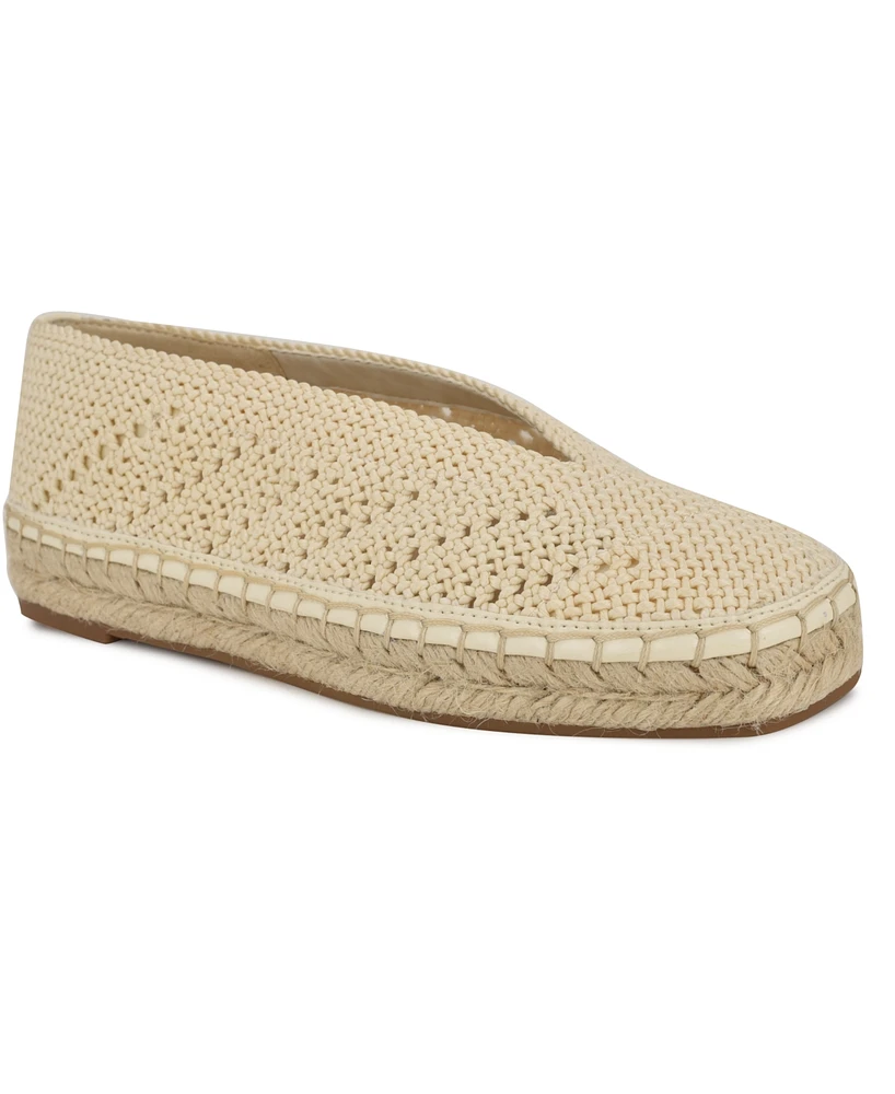 Nine West Women's Rorie Woven Slip-On Espadrille Flats