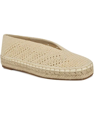 Nine West Women's Rorie Woven Slip-On Espadrille Flats
