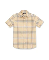 Lands' End Girls Short Sleeve Poplin Camp Shirt