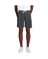 Lands' End Men's Serious Sweats French Terry Cargo Shorts