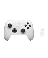 8BitDo Ultimate Usb 2.4g Wireless Controller With Charging Dock for Pc, Android, Steam Deck - White