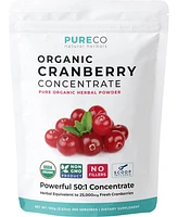 Usda Organic Cranberry Concentrate, Pure Cranberry Juice Concentrate for Urinary Tract, Joint & Kidney Health Support, Pure Co, 200srv