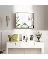 Bathroom Medicine Cabinet with Single Mirror Door