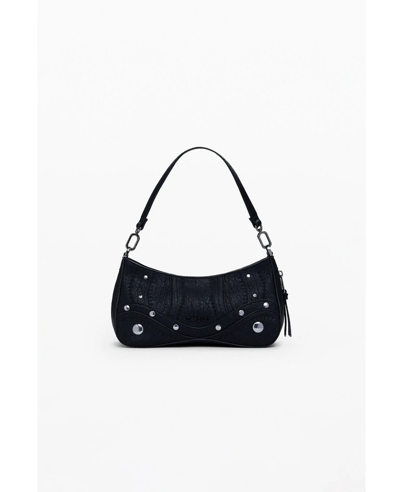 Desigual Women's Small embroidered faux leather bag