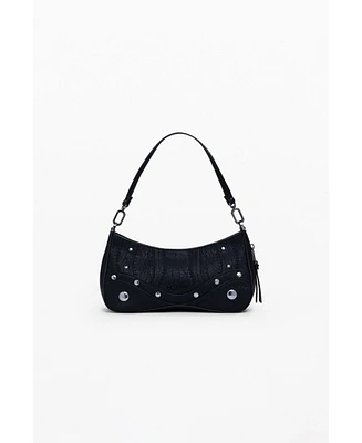 Desigual Women's Small embroidered faux leather bag