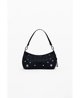 Desigual Women's Small embroidered faux leather bag