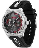 Hugo Boss Men's Grail Sport Quartz Multifunction Silicone Watch