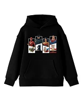 Dc League Of Super Pets Pet Profiles Youth Black Sweatshirt