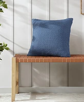 Nautica Wave Texture Square Pillow, 20" X