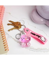 Hello Kitty Liquid Keychain with Wrist Strap - Travel Gifts