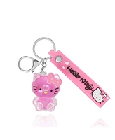 Hello Kitty Liquid Keychain with Wrist Strap - Travel Gifts