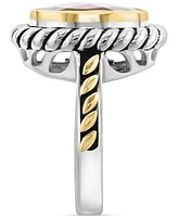 Effy Citrine (5-1/2 ct. t.w.) Oval Ring in Sterling Silver