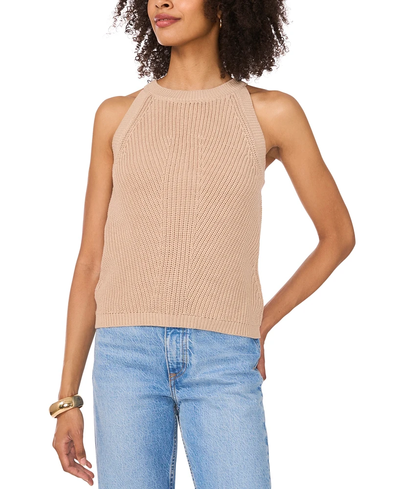 Vince Camuto Women's Halter-Neck Sleeveless Sweater