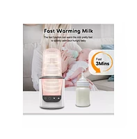 Sperric Baby Bottle Warmer Fast Milk Warmer for Baby, Temperature Control Bottle Warmer Baby for Formula Breast Milk Baby Bottle Warmer and Sterilizer