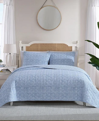 Nautica Floral Park Reversible -Pc. Quilt Set