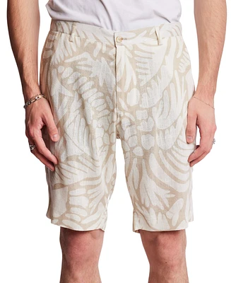 Paisley & Gray Men's Felix Slim Fit Abstract Print 8-1/2" Shorts