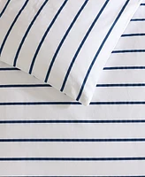 Nautica Brenton Stripe Percale -Pc. Duvet Cover Set