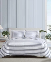 Nautica Brenton Stripe Percale Duvet Cover Set