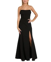 Morgan & Company Juniors' Strapless Bustier Gown